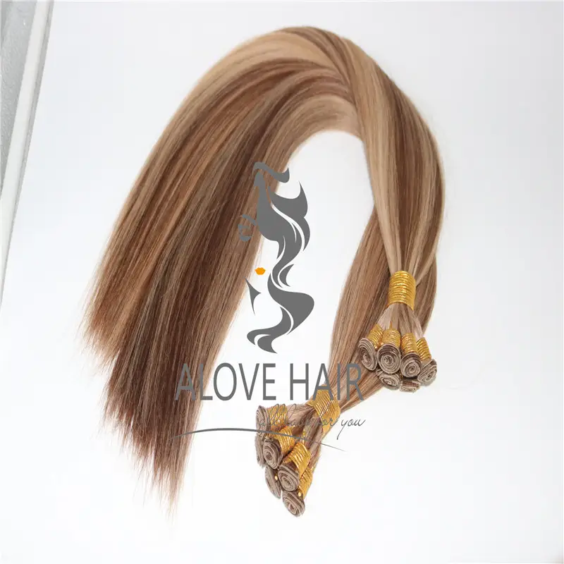 hand tied weft hair extensions wholesale376484.webp